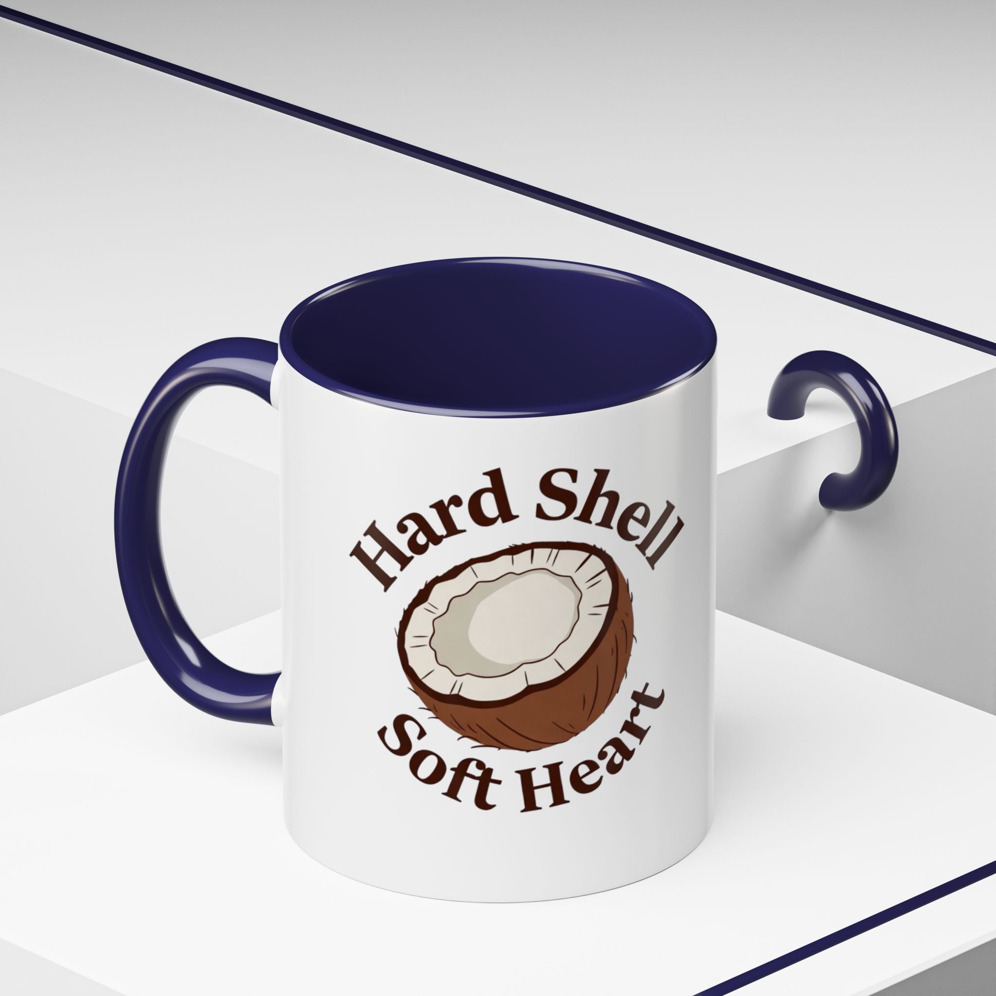 Hard Shell, Soft Heart Coconut Coffee Mug