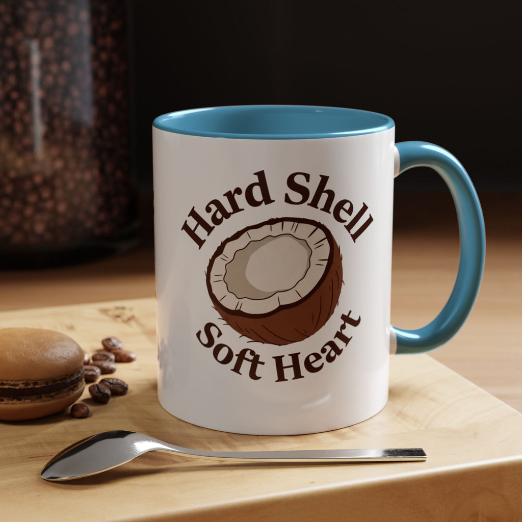 Hard Shell, Soft Heart Coconut Coffee Mug