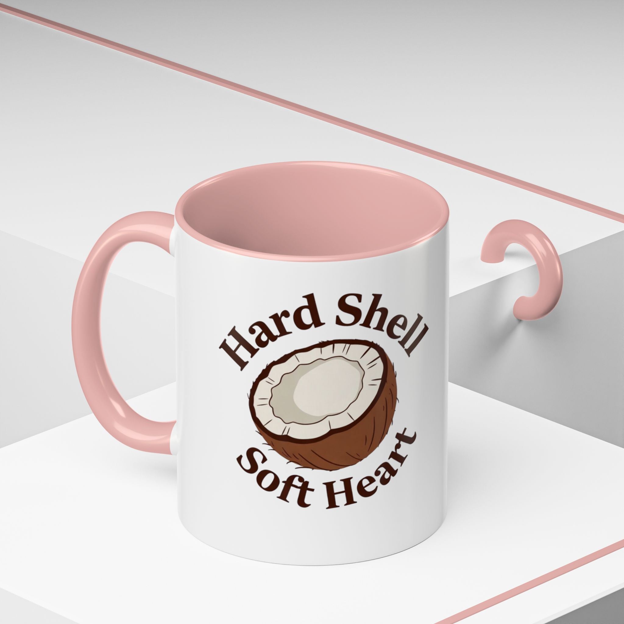 Hard Shell, Soft Heart Coconut Coffee Mug