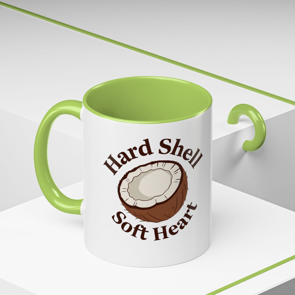 Hard Shell, Soft Heart Coconut Coffee Mug