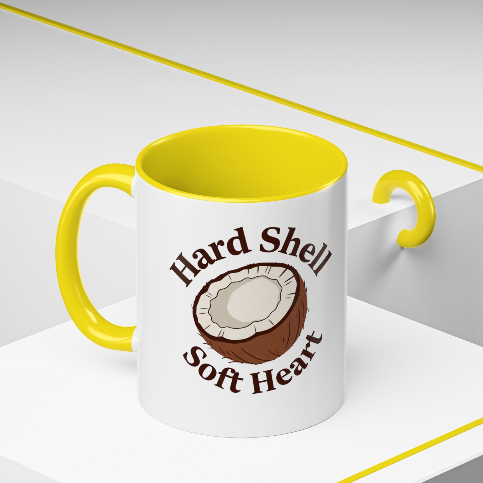 Hard Shell, Soft Heart Coconut Coffee Mug