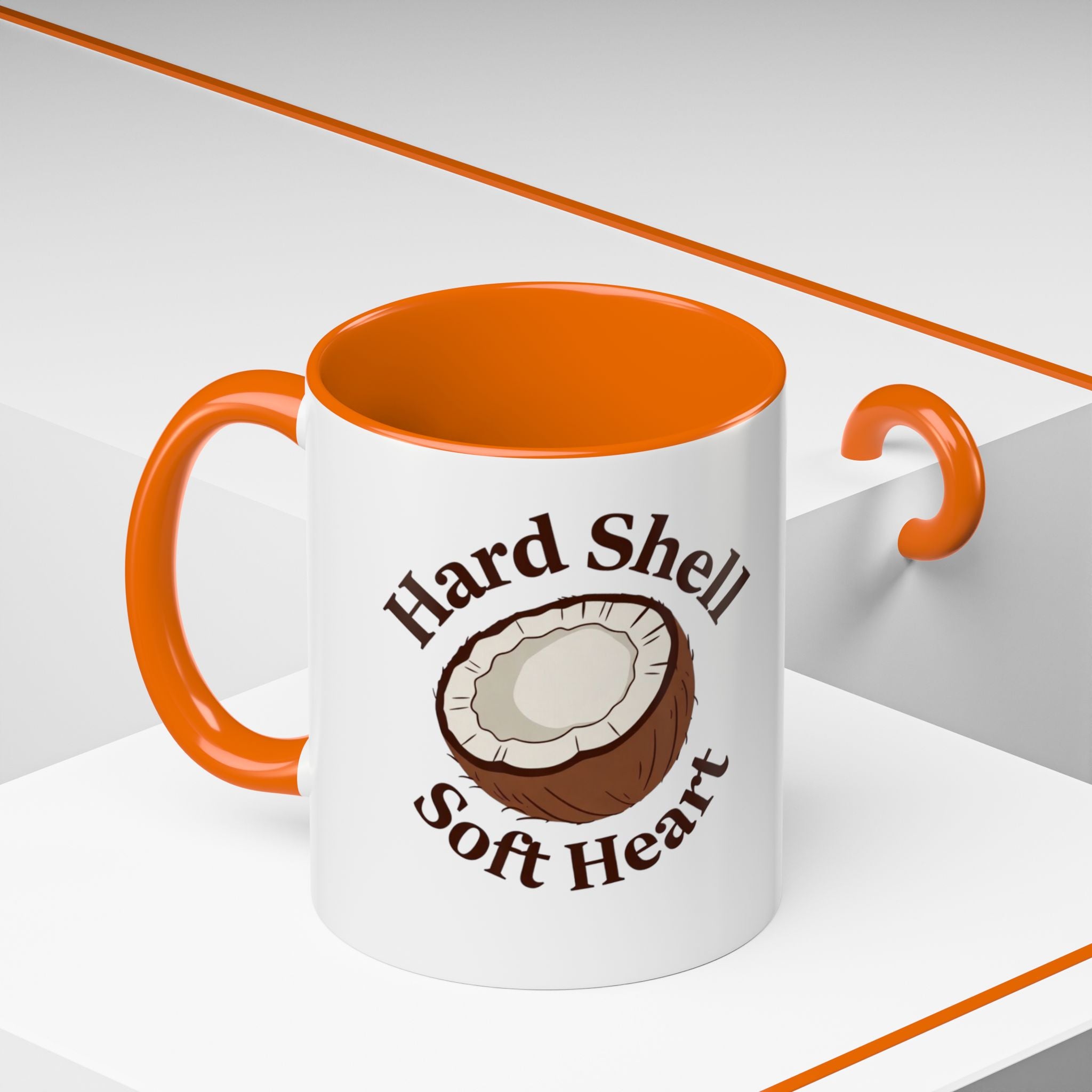 Hard Shell, Soft Heart Coconut Coffee Mug