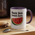 Thick Skin Sweet Core Watermelon Accent Mug