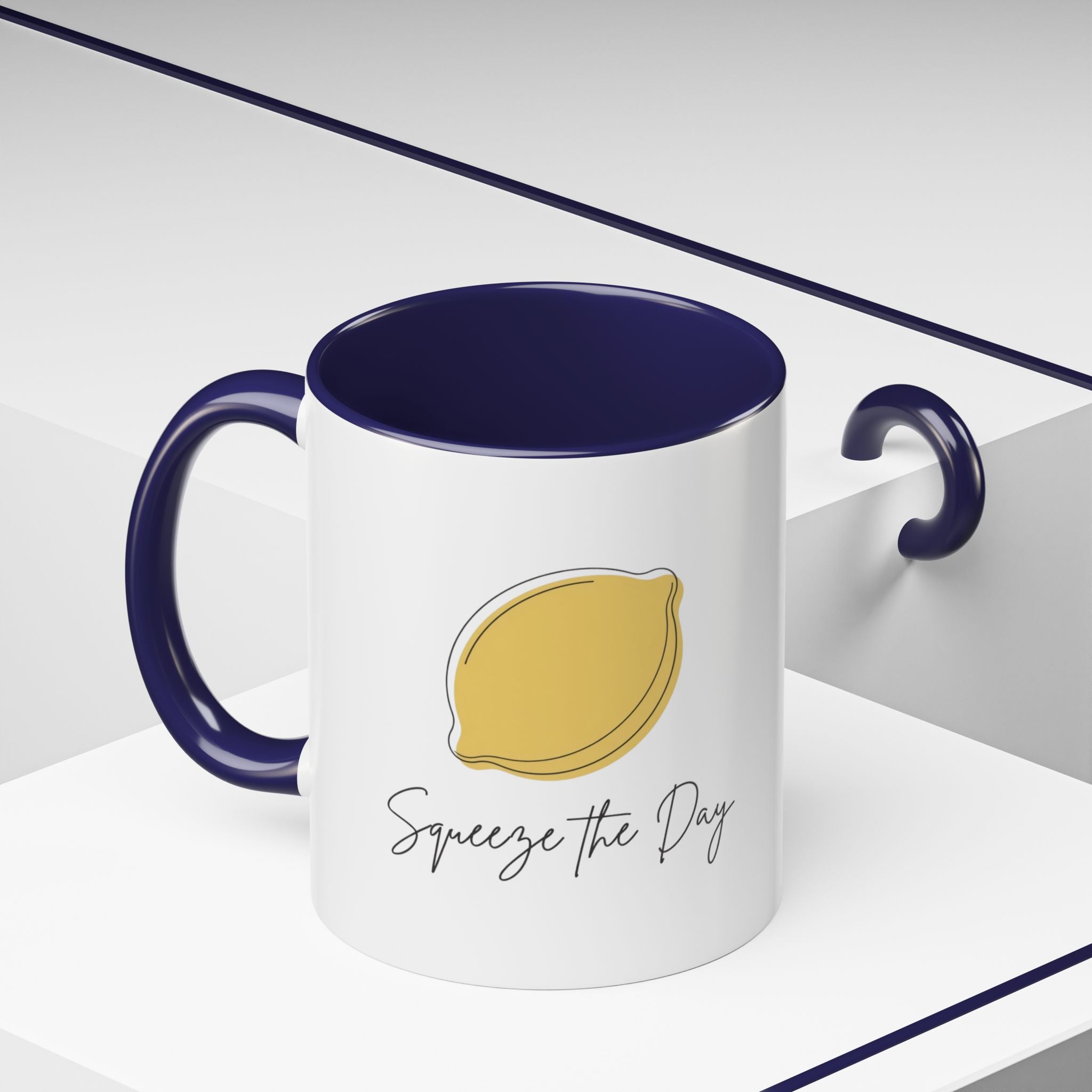 Squeeze the Day Lemon Coffee Mug