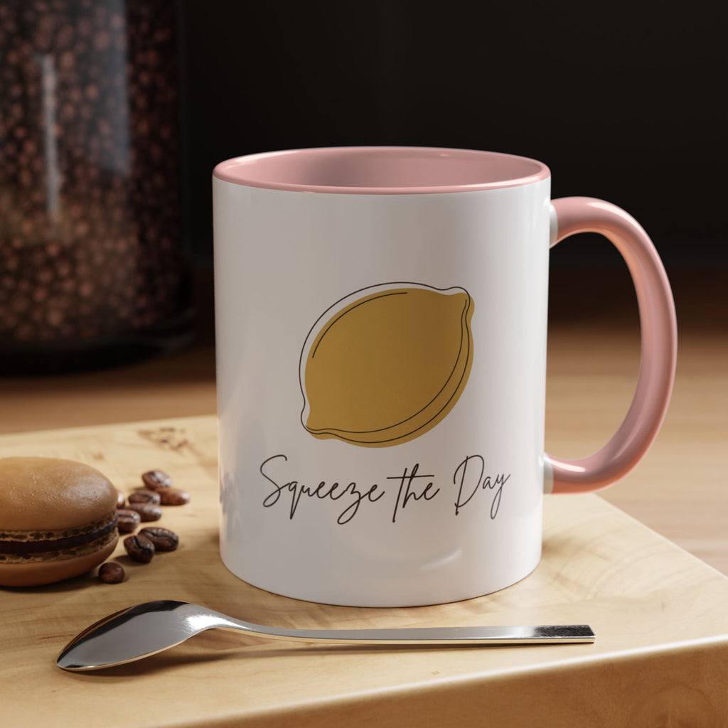 Squeeze the Day Lemon Coffee Mug