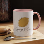 Squeeze the Day Lemon Coffee Mug
