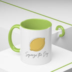 Squeeze the Day Lemon Coffee Mug