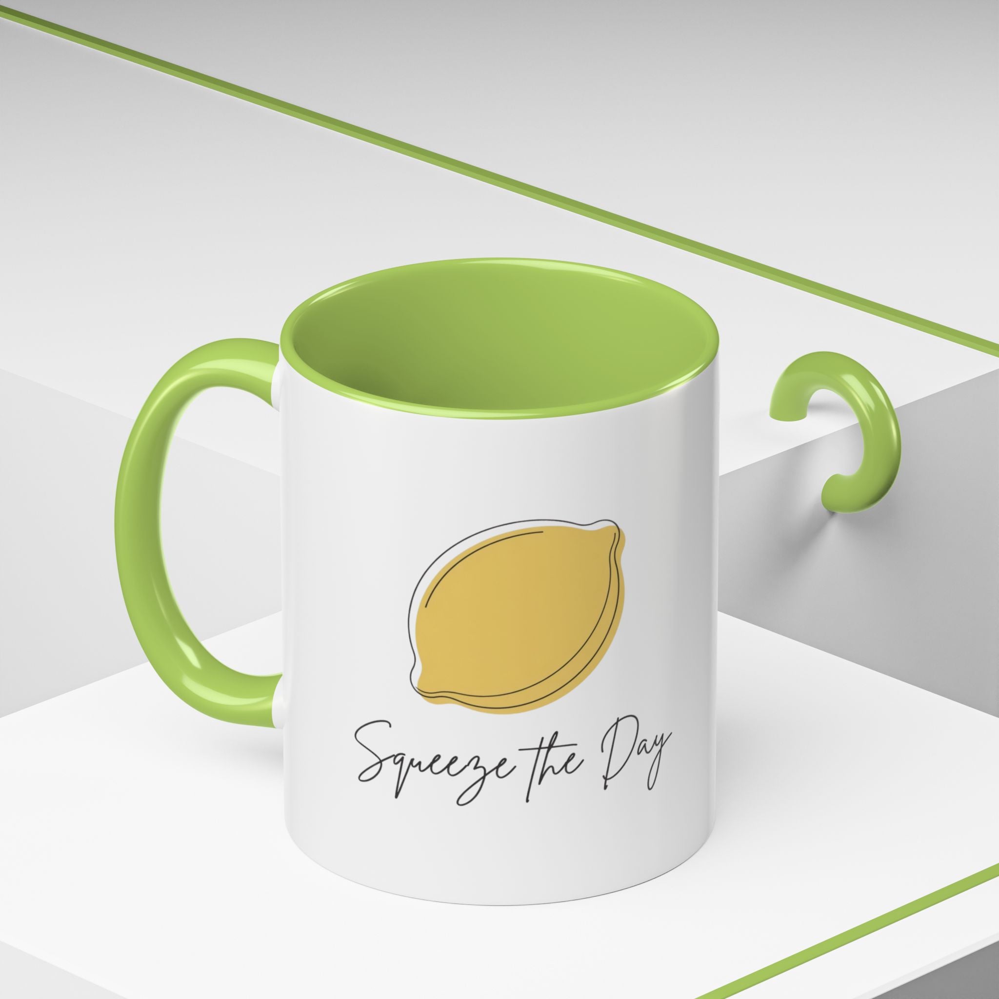 Squeeze the Day Lemon Coffee Mug