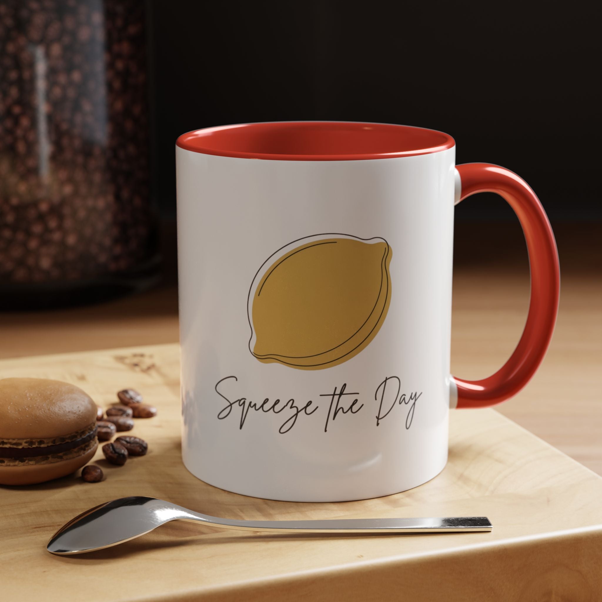 Squeeze the Day Lemon Coffee Mug