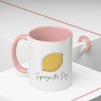 Squeeze the Day Lemon Coffee Mug