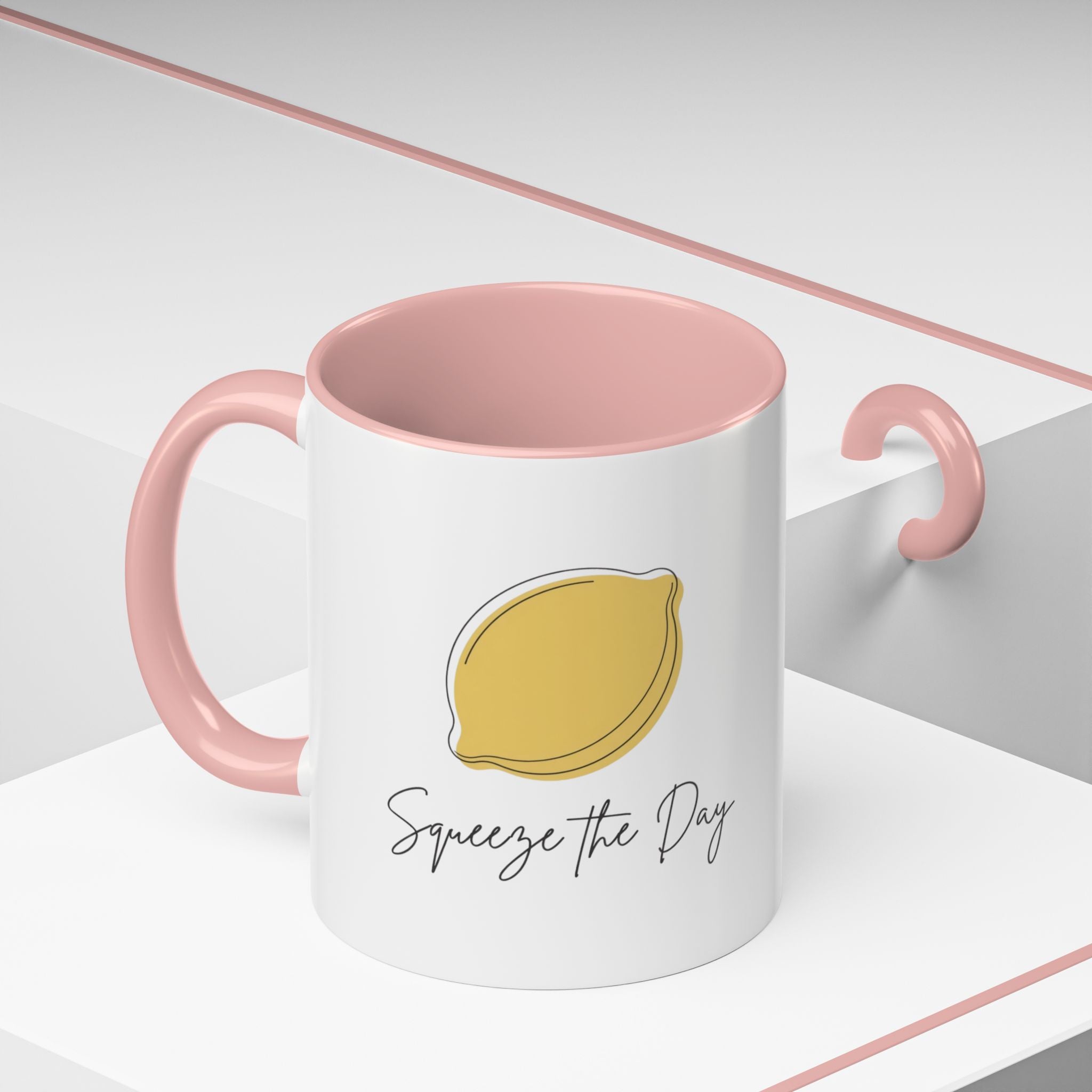 Squeeze the Day Lemon Coffee Mug