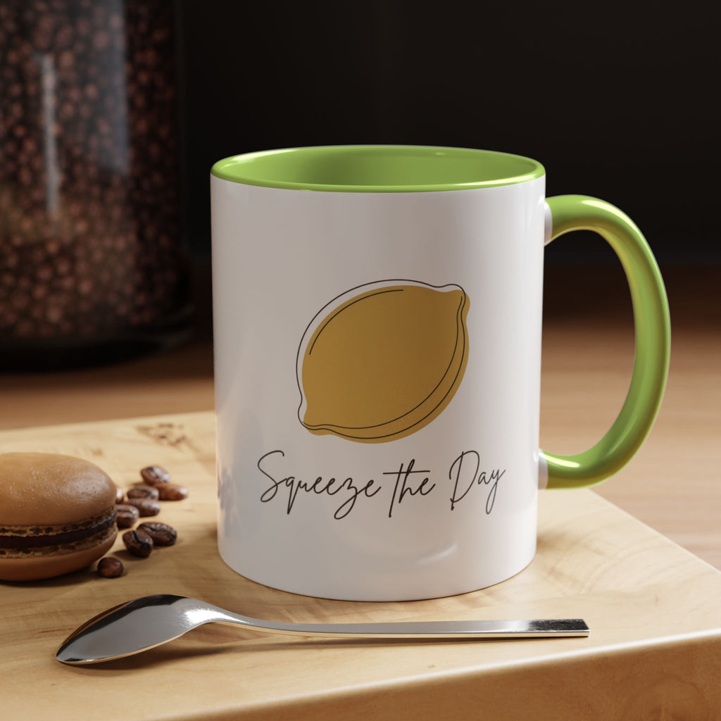 Squeeze the Day Lemon Coffee Mug