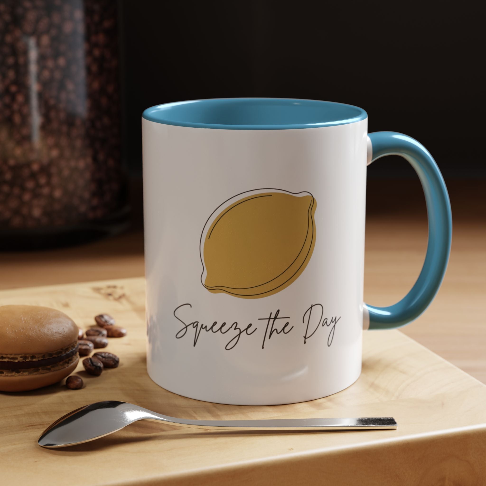 Squeeze the Day Lemon Coffee Mug
