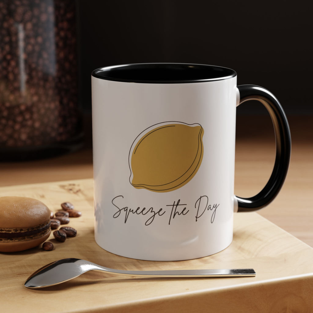 Squeeze the Day Lemon Coffee Mug