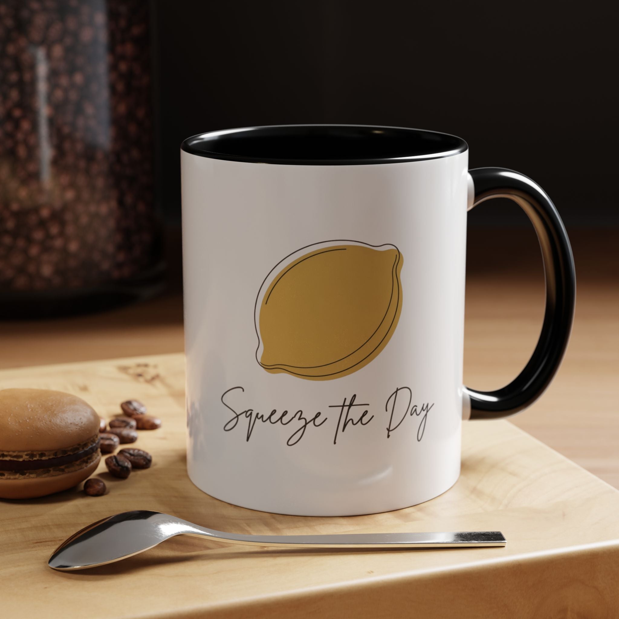 Squeeze the Day Lemon Coffee Mug