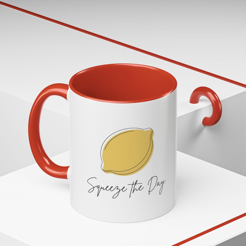 Squeeze the Day Lemon Coffee Mug