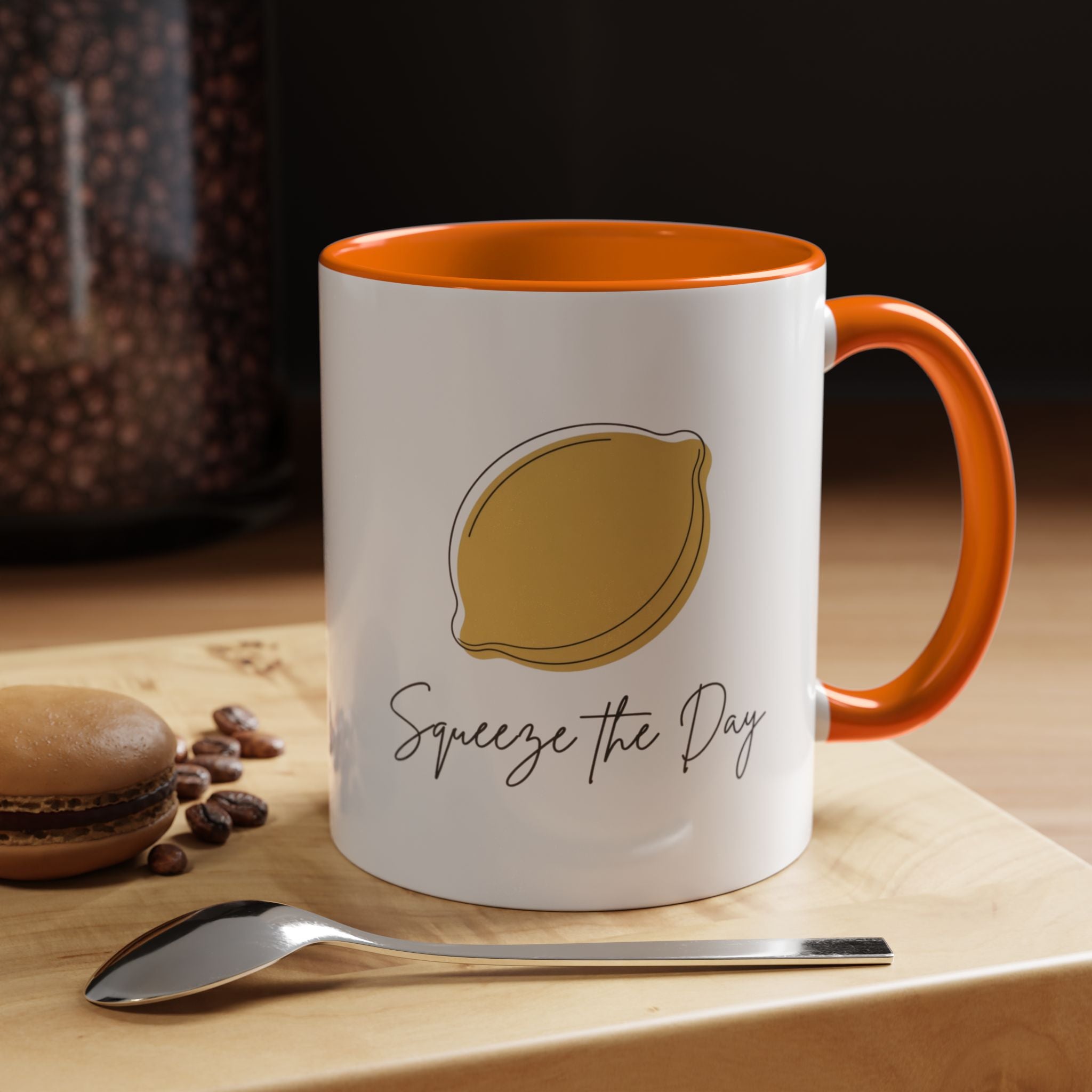 Squeeze the Day Lemon Coffee Mug