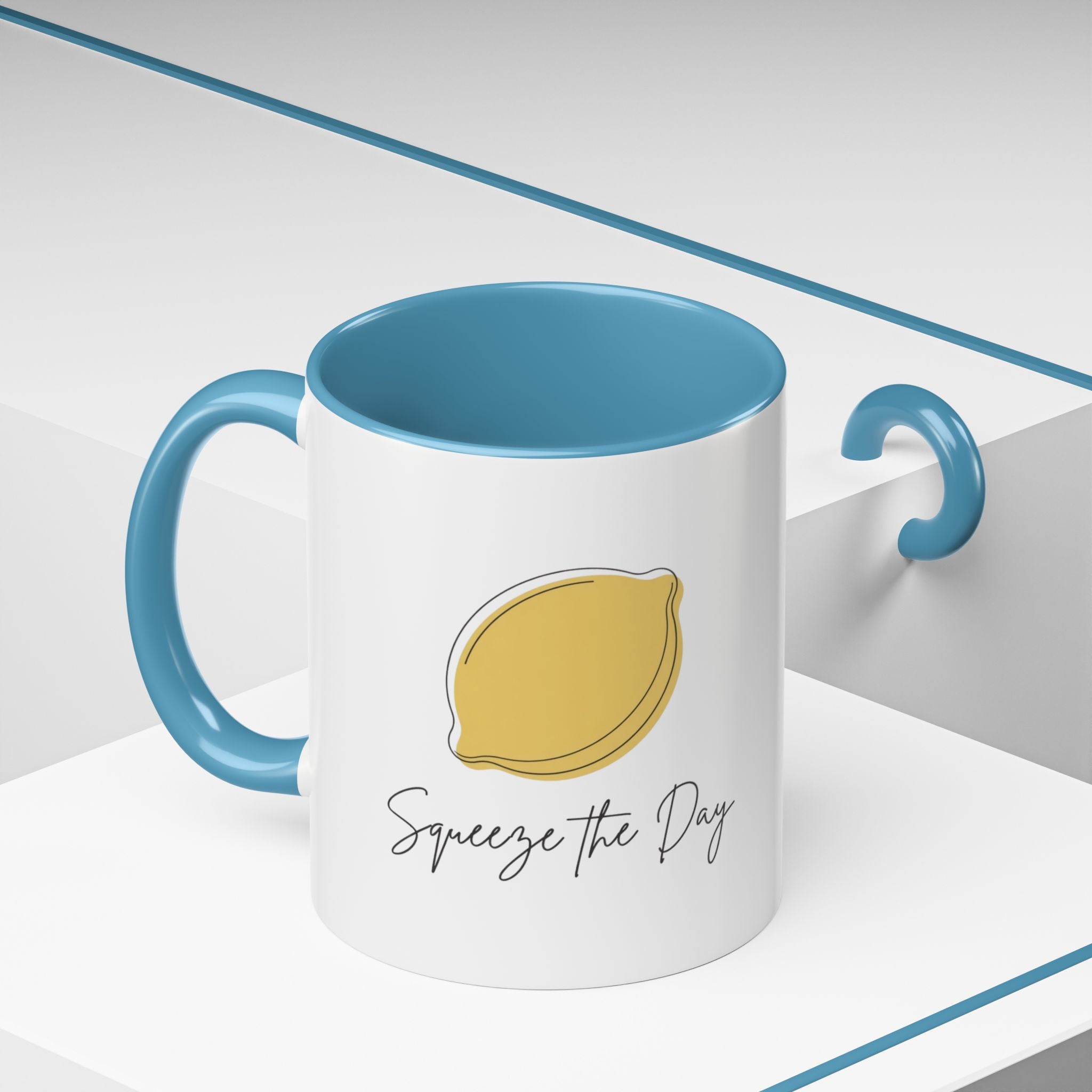 Squeeze the Day Lemon Coffee Mug