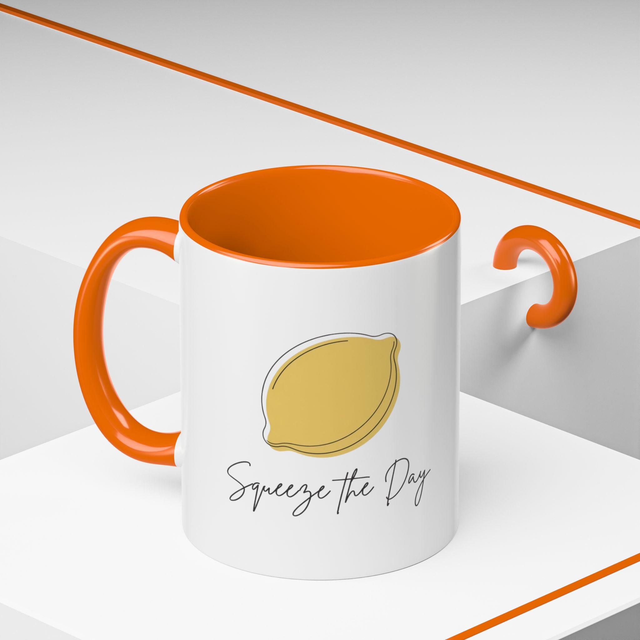 Squeeze the Day Lemon Coffee Mug