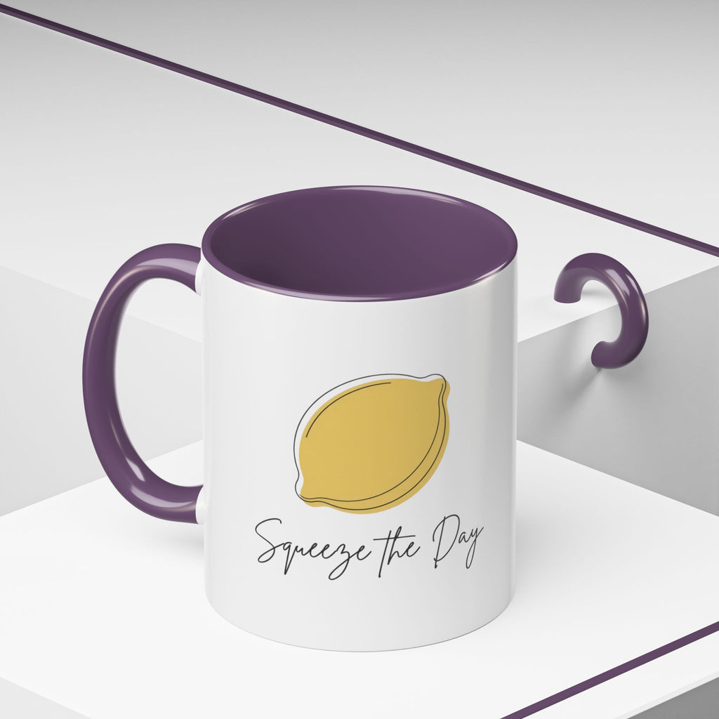 Squeeze the Day Lemon Coffee Mug