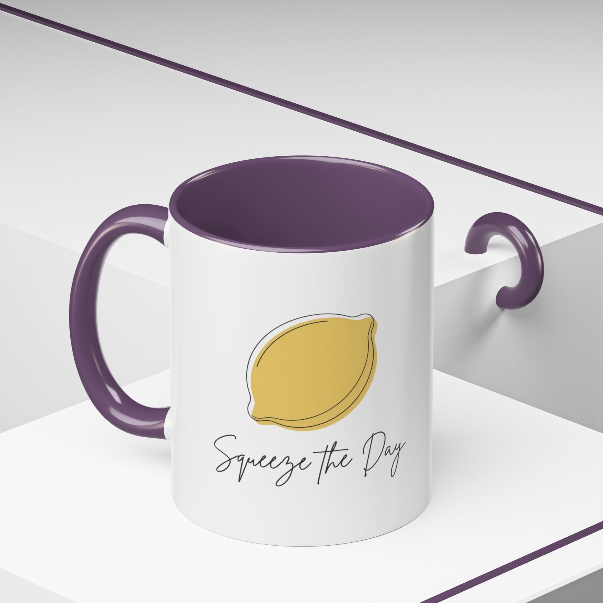 Squeeze the Day Lemon Coffee Mug