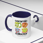 Retro Teacup Illustration  Accent Coffee Mug