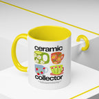 Retro Teacup Illustration  Accent Coffee Mug