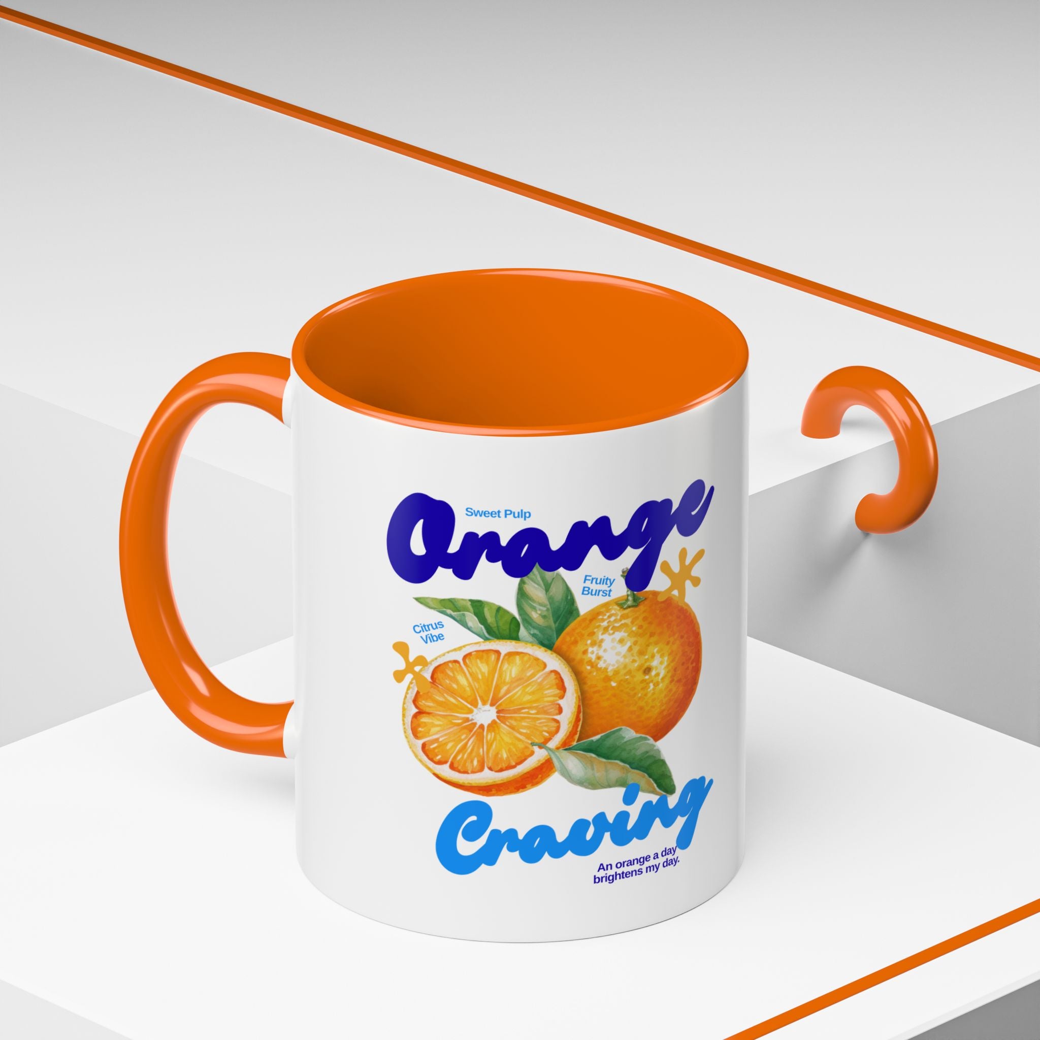 Orange Craving Accent Coffee Mug