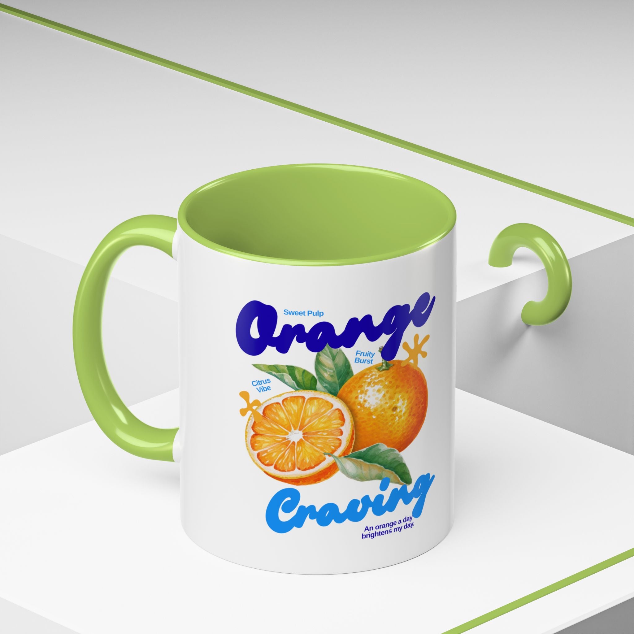 Orange Craving Accent Coffee Mug