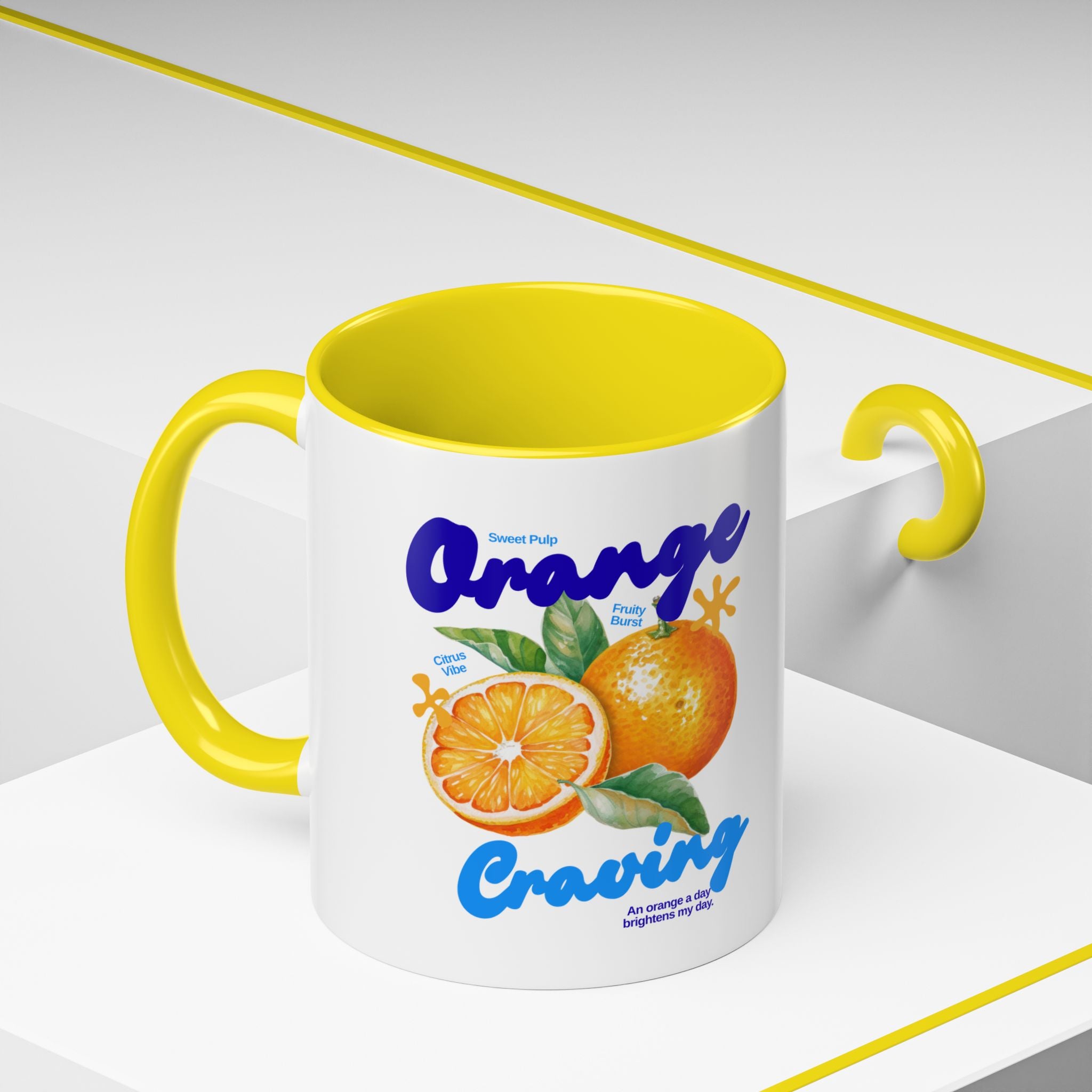 Orange Craving Accent Coffee Mug