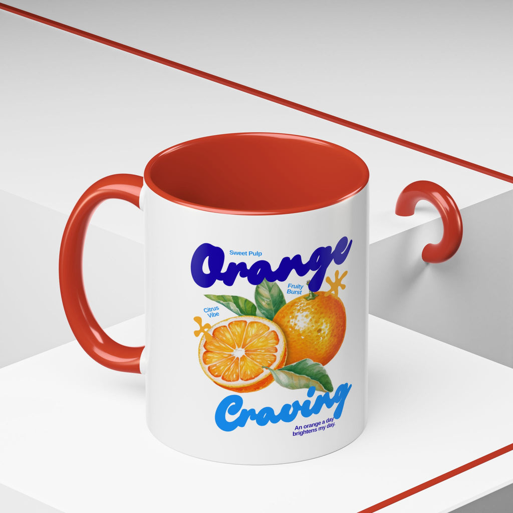 Orange Craving Accent Coffee Mug