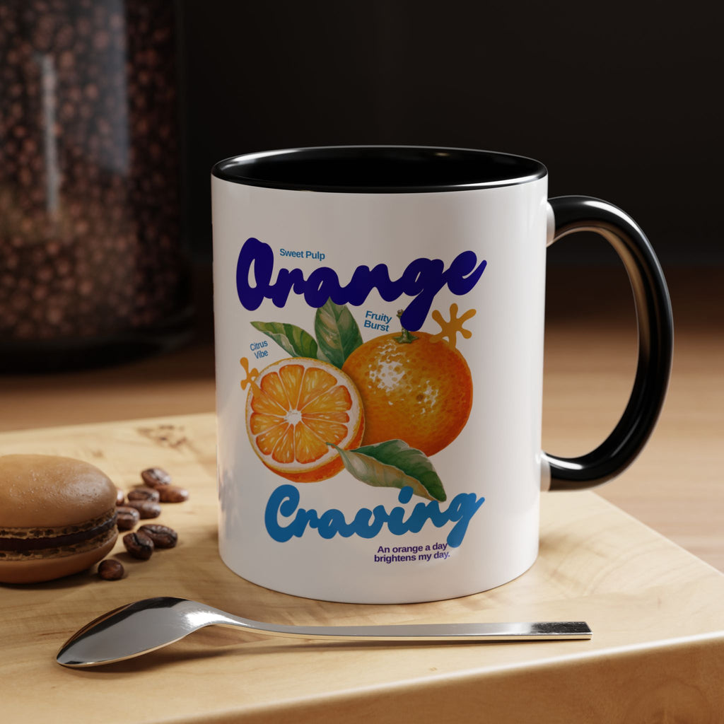 Orange Craving Accent Coffee Mug