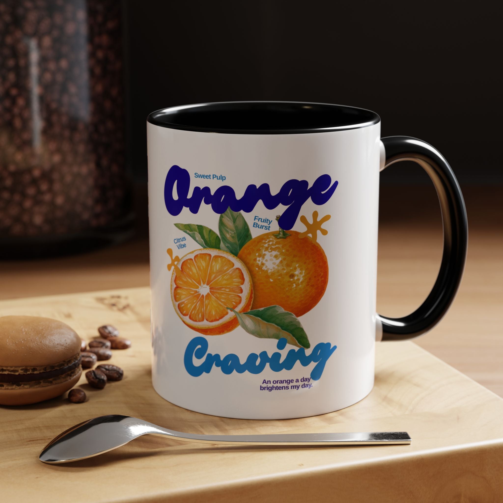 Orange Craving Accent Coffee Mug