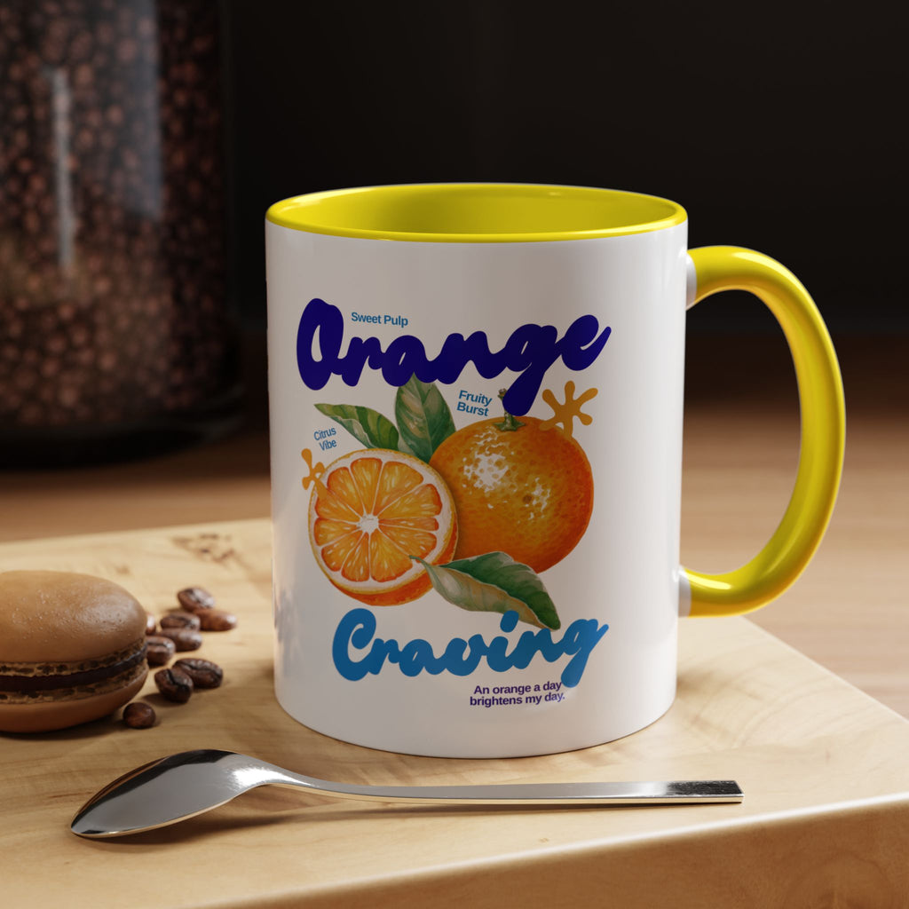Orange Craving Accent Coffee Mug