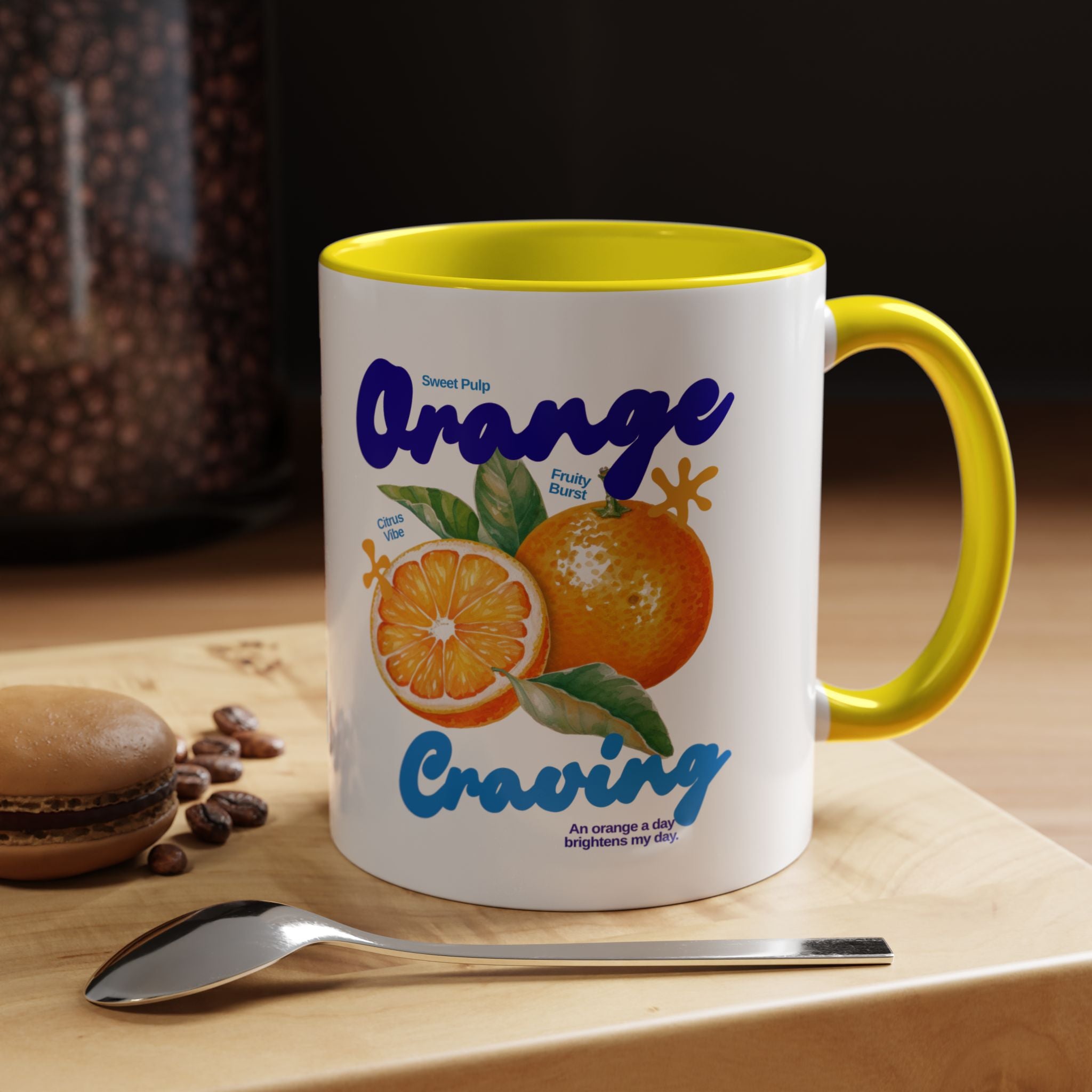 Orange Craving Accent Coffee Mug