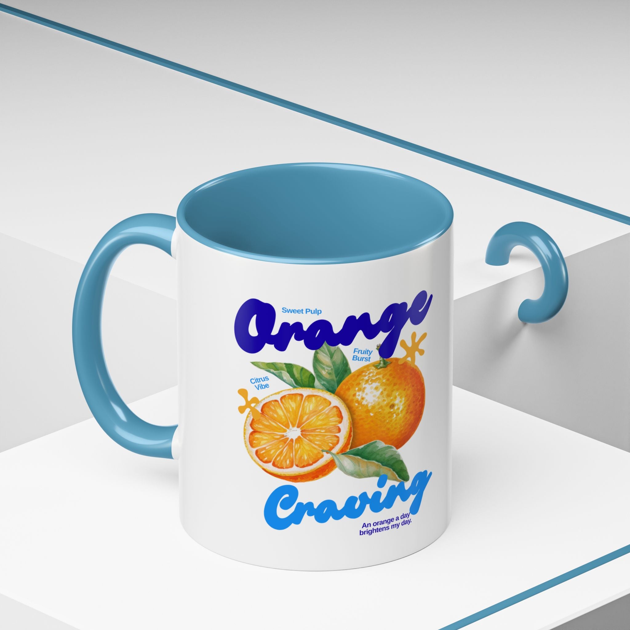 Orange Craving Accent Coffee Mug