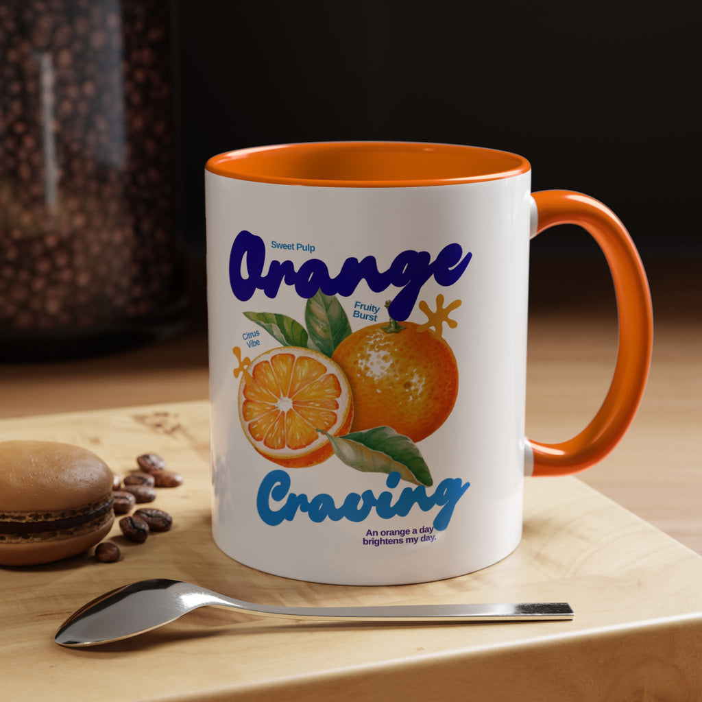 Orange Craving Accent Coffee Mug