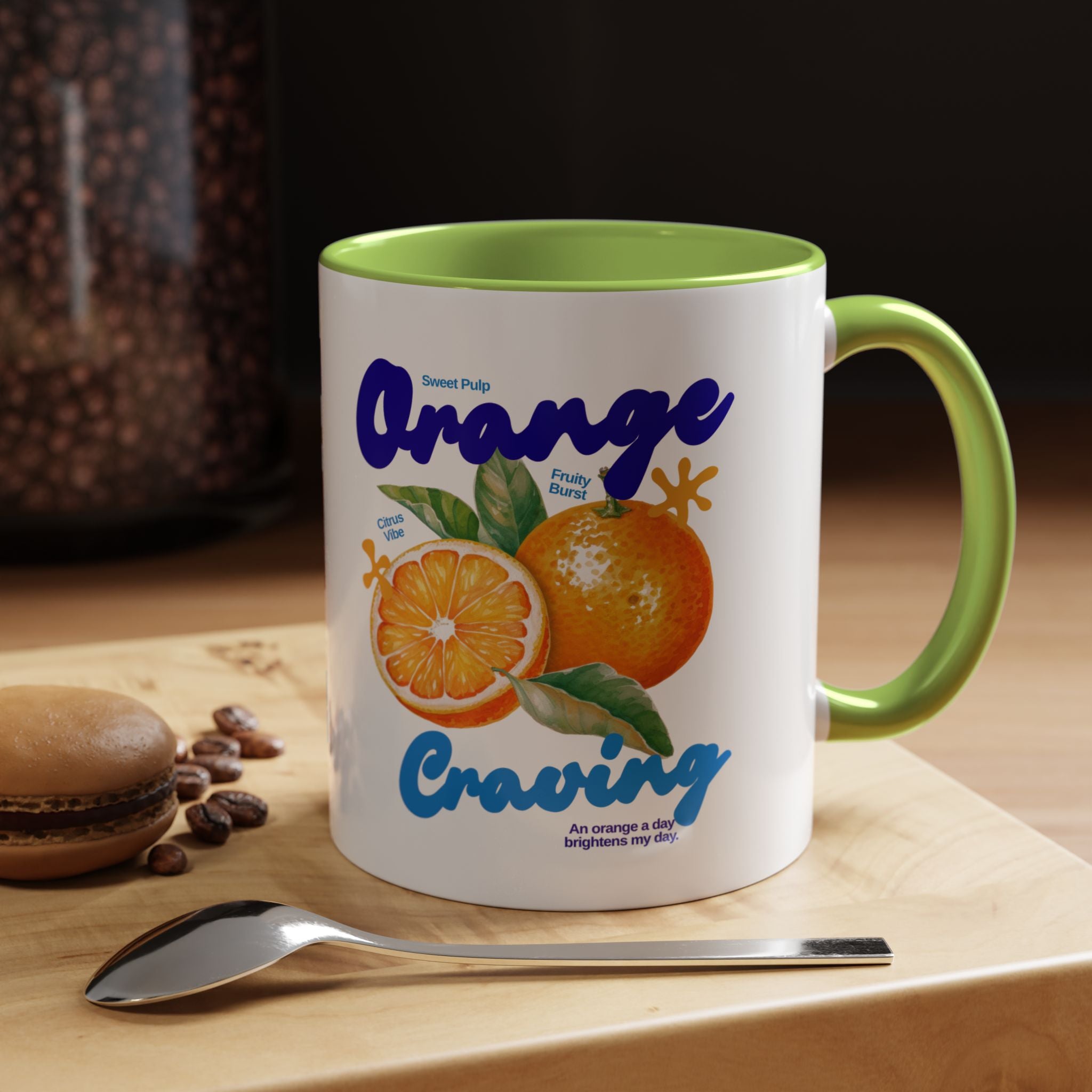 Orange Craving Accent Coffee Mug