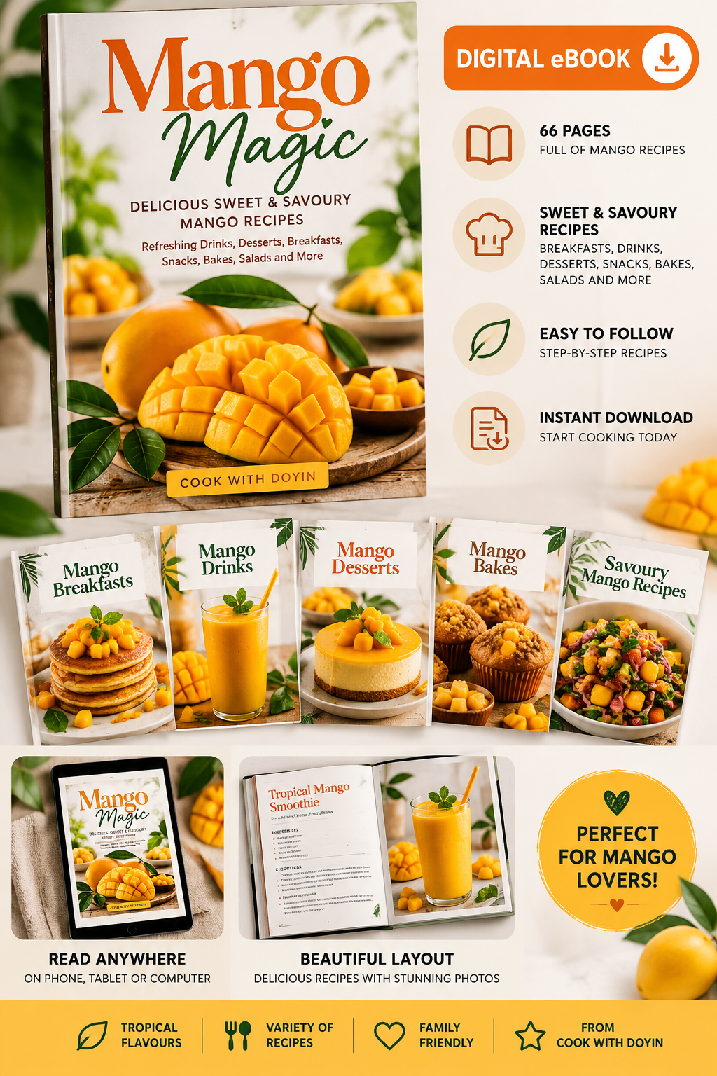 Mango Magic eBook: Delicious Sweet & Savoury Mango Recipes