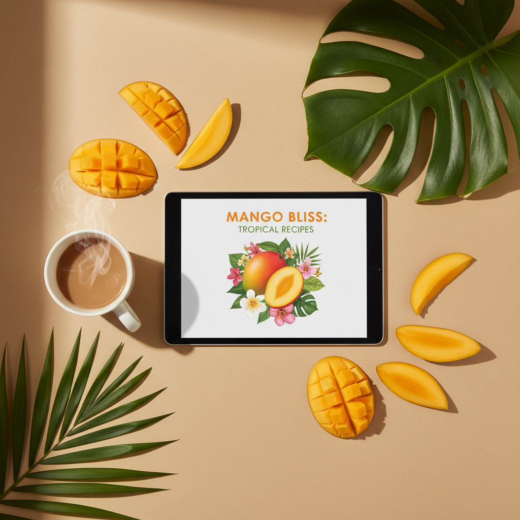Simple Mango Recipes Cookbook | Easy Quick Meals, Smoothies, Desserts & Healthy Recipes for Busy Days Digital Download