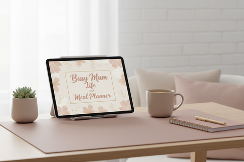 Busy Mum Life Planner Printable | Ultimate Daily Weekly Monthly Planner, Meal Planner, Budget Tracker, Habit Tracker, Kids Routine, Digital Download