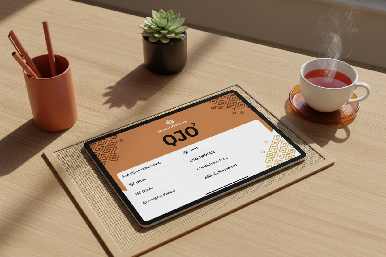 Yoruba Life Planner Printable | Daily Weekly Monthly Planner, Budget Tracker, Meal Planner, Goal Planner, Bilingual Yoruba and English Digital Download