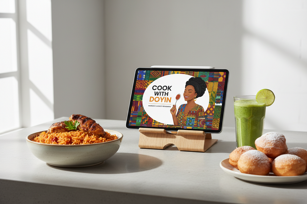 Cook With Doyin Cookbook | Easy Nigerian Recipes, Meal Plan & Quick Family Meals