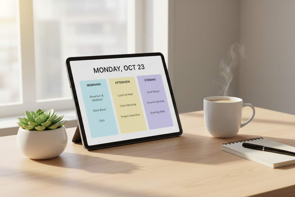 Productivity Planner Printable | Weekly Monthly Yearly Planner, Daily Routine Planner, Goal Setting, Minimalist Digital Planner, Instant Download