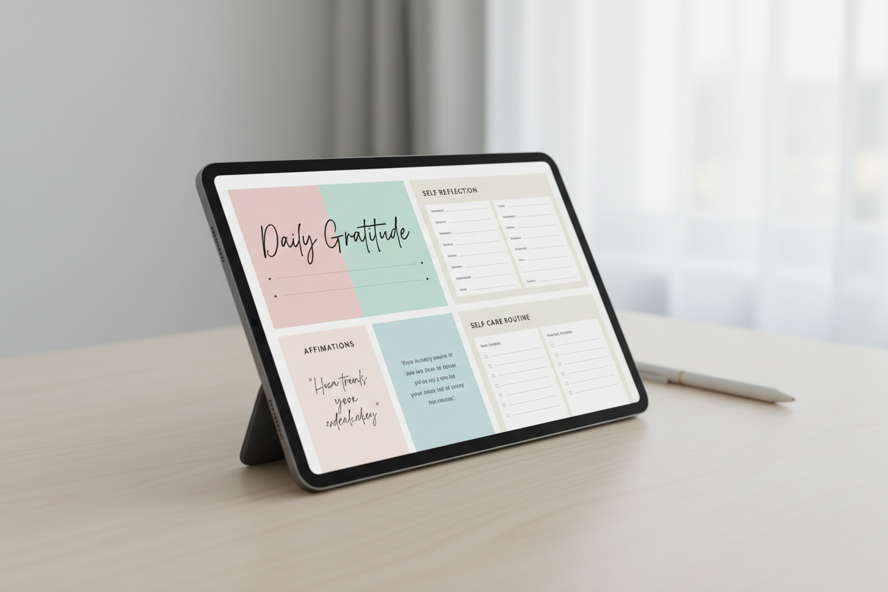 Self Confidence Planner Printable | Self Love, Affirmations, Gratitude Journal, Daily Reflection, Self Care Planner, Mindset Growth Digital Download